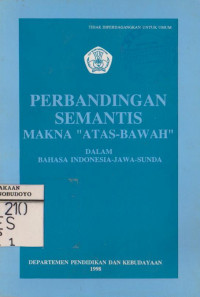 PERBANDINGAN SEMANTIS MAKNA 