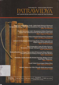 PATRAWIDYA SERI PENERBITAN PENELITIAN SEJARAH DAN BUDAYA VOL.14 NO.3