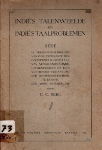 INDIË'S TALENWEELDE EN INDIË'S TAALPROBLEMEN (4673)