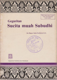 GEGURITAN SUCITA MUAH SUBUDHI