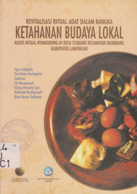 REVITALISASI RITUAL ADAT DALAM RANGKA KETAHANAN BUDAYA LOKAL: KASUS RITUAL NYANGGRING DI DESA TLEMANG KECAMATAN NGIMBANG KABUPATEN LAMONGAN
