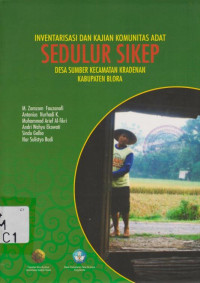 INVENTARISASI DAN KAJIAN KOMUNITAS ADAT SEDULUR SIKEP