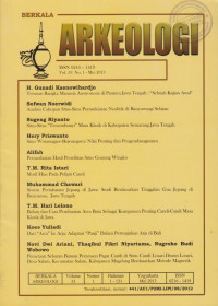 BERKALA ARKEOLOGI VOLUME 33 NOMOR 1 TAHUN 2013