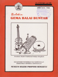 BULETIN GEMA BALAU BUNTAR NOMOR 21 TAHUN 1997