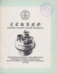 CERANO KOLEKSI MUSEUM NEGERI BENGKULU