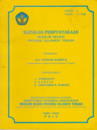 KATALOG PERPUSTAKAAN MUSEUM NEGERI PROVINSI SULAWESI TENGAH NOMOR 5