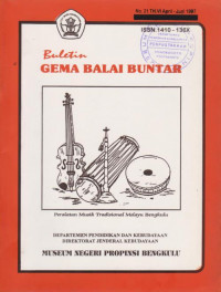 BULETIN GEMA BALAI BUNTAR NO. 21 TAHUN 1997