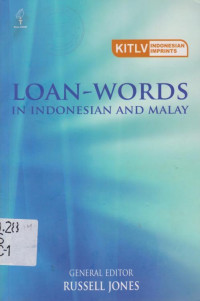 LOAN-WORDS IN INDONESIAN AND MALAY