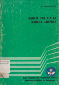 RAGAM DAN DIALEK BAHASA LAMPUNG