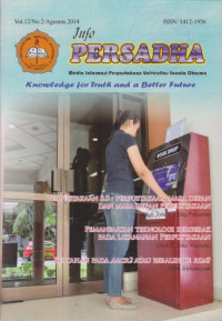 INFO PERSADHA VOLUME 12 TAHUN 2014