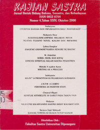 KAJIAN SASTRA NOMOR 4 TAHUN 2000