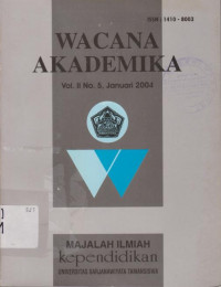 WACANA AKADEMIKA VOL.II NO.5 TAHUN 2004