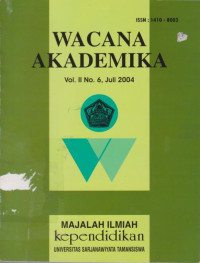 WACANA AKADEMIKA VOLUME II TAHUN 2004
