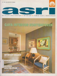 ASRI MAJALAH ARSITEKTUR, INTERIOR, TAMAN DAN LINGKUNGAN NO 182