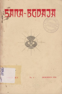 SANA - BUDAJA NO.4 TAHUN 1956