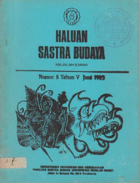HALUAN SASTRA BUDAYA NOMOR 8 TAHUN 1985