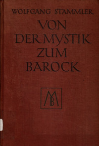 VON DER MYSTIK ZUM BAROCK 1400-1600 (4761)