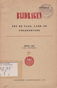 BIJDRAGEN TOT DE TAAL-, LAND- EN VOLKENKUNDE