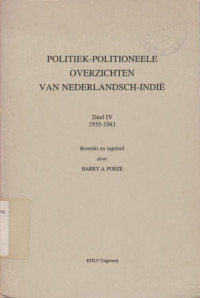 POLITIEK-POLITIONEELE OVERZICHTEN VAN NEDERLANDSCH-INDIE IV