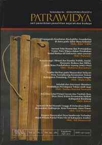 PATRAWIDYA VOLUME 13 NOMOR 2 TAHUN 2012