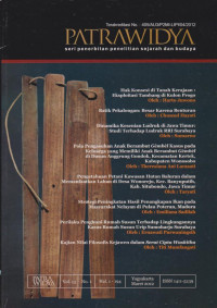 PATRAWIDYA VOLUME 13 NOMOR 1 TAHUN 2012
