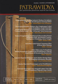 PATRAWIDYA VOLUME 11 NOMOR 1 TAHUN 2010