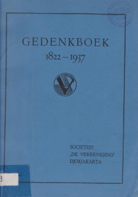 GEDENKBOEK 1822-1937