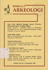 BERKALA ARKEOLOGI NOMOR 2 TAHUN 1997