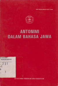 ANTONIMI DALAM BAHASA JAWA