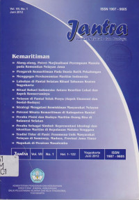 JANTRA JURNAL SEJARAH DAN BUDAYA VOL.VII NO.1 TAHUN 2012