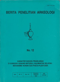 BERITA PENELITIAN ARKEOLOGI NO 12 2003