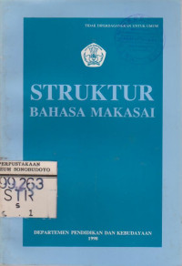 STRUKTUR BAHASA MAKASAI