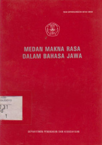 MEDAN MAKNA RASA DALAM BAHASA JAWA