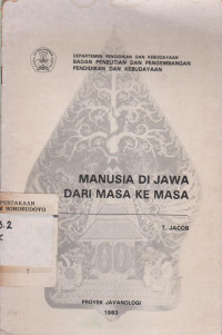 MANUSIA DI JAWA DARI MASA KE MASA