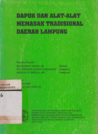 DAPUR DAN ALAT - ALAT MEMASAK TRADISIONAL DAERAH LAMPUNG