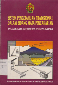 SISTEM PENGETAHUAN TRADISIONAL DALAM BIDANG MATA PENCAHARIAN DI DAERAH ISTIMEWA YOGYAKARTA