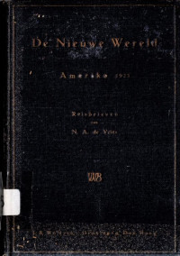 DE NIEUWE WERELD AMERIKA 1923 (6085)