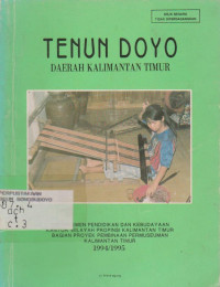 TENUN DOYO DAERAH KALIMANTAN TIMUR