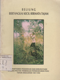 BELIUNG BERTANGKAI KECIL BERMATA TAJAM