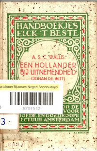 HANDBOEKJES ELCK 'T BESTE : EEN HOLLANDER BIJ UITNEMENDHEID (6893)