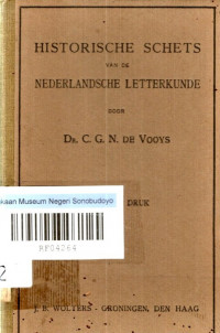 HISTORISCHE SCHETS VAN DE NEDERLANDSCHE LETTERKUNDE (7122)
