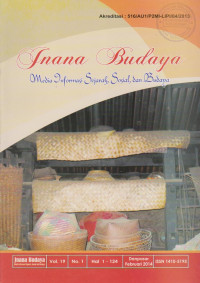JNANA BUDAYA MEDIA INFORMASI SEJARAH, SOSIAL, DAN BUDAYA FEBRUARI 2014