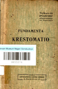 FUNDAMENTA KRESTOMATIO DE LA LINGVO ESPERANTO (7266)