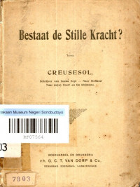 BESTAAT DE STILLE KRACHT? (7303)