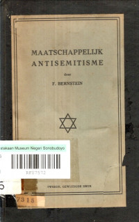 MAATSCHAPPELIJK ANTISEMITISME (7315)