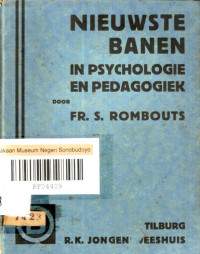 NIEUWSTE BANEN IN PSYCHOLOGIE EN PEDAGOGIEK (7423)