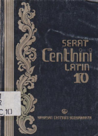 SERAT CENTHINI LATIN 10