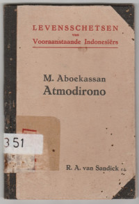 LEVENSSCHETS VAN M. ABOEKASSAN ATMODIRONO & WAHIDIN SOEDIROHOESODO