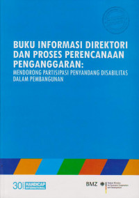 Buku Informasi Direktori dan Proses Perencanaan Penganggaran