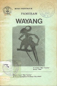 BUKU PETUNJUK PAMERAN WAYANG